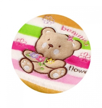 Плед с пищалкой BabyOno (75*100 см) — Мишка