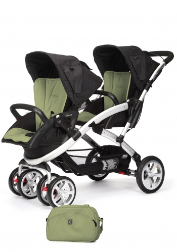 Коляска для двойни Casualplay STWINNER (без матрасиков) — Grape