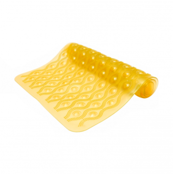 Коврик противоскользящий Uviton Волна (71*40 см) — Желтый