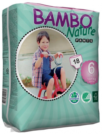 Трусики Bambo Nature XL Plus 18+ кг (18 шт)