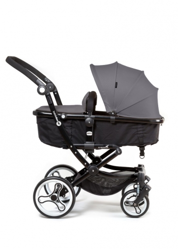 Коляска-трансформер Bebe Due UP — Серый