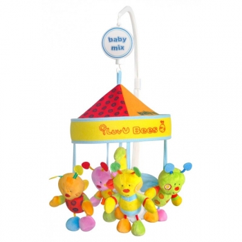 Музыкальная карусель Baby Mix — Пчелки с балдахином