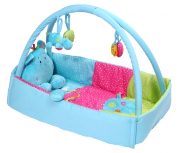 Развивающий коврик BabyOno складной — Бегемотик