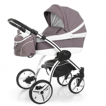 Коляска для новорожденных Esspero Denim (шасси I-Nova White) — Brown