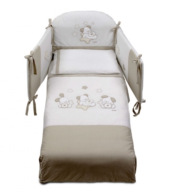 Постельный комплект Italbaby Sweet Star 70x140 5 предметов  — крем