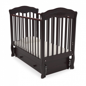 Детская кроватка Gandilyan (Гандылян) Шарлотта маятник — махагон
