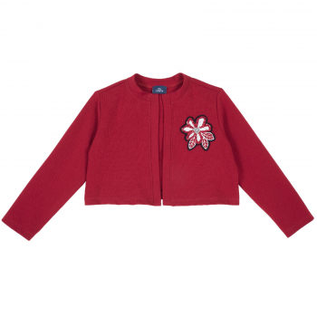 Болеро Chicco для девочек, цвет красный — Красный, р.98