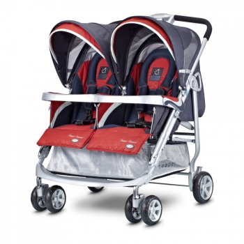 Коляска для двойни Zooper Tango Smart — Ruby Storm