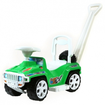 Каталка с родительской ручкой RT RACE MINI Formula 1 — зеленый