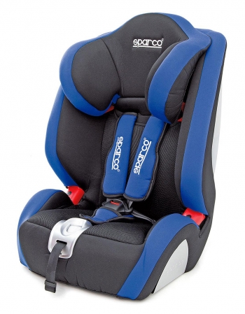Автокресло Sparco F 1000K — чёрн./синий