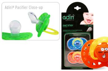 Пустышка Adiri Heart Pacifiers (2 шт), размер 1, 0-6 мес. — pink and green