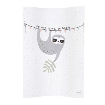 Пеленальный матрасик Ceba Baby W-104, 70 см мягкий без изголовья — Candy Andy Lazy W-104-121-611