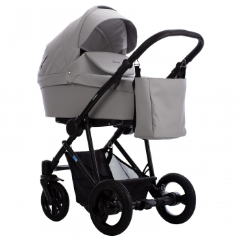 Коляска 2в1 AroTeam AMARO PRIMA  — серая кожа