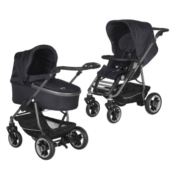 Коляска 2 в 1 Teutonia Fun — 6000 Onyx