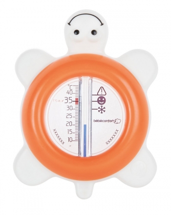 Термометр для ванны Bebe Confort "Черепашка" — коралловый