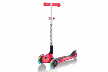 Самокат Globber Primo Foldable Lights — Красный