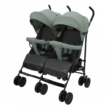 Коляска-трость INDIGO DUET — оливковый-темно серый