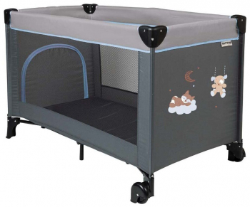 Манеж Nattou Playpen — Jim & Bob Собачка и Енот 10646