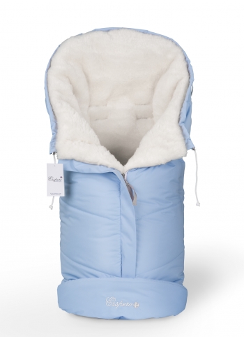 Конверт в коляску Esspero Sleeping Bag White (натуральная 100% шерсть)