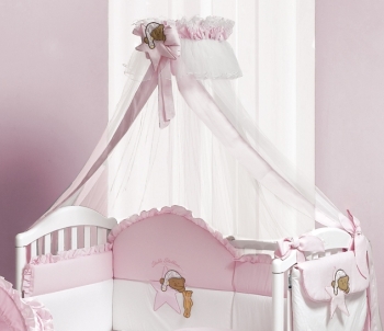 Балдахин с держателем Roman Baby STELLA STELLINA — Pink (Розовый)