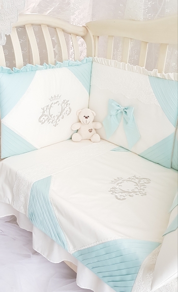 Комплект постельного белья Eco Line Alicia — Ментол