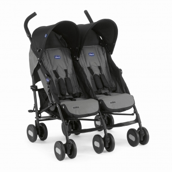 Коляска для двойни Chicco Echo Twin Stroller — Coal