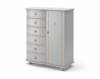 Пеленальный комод Gandilyan "Жасмин" Люкс — белая ночь