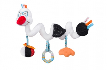 Игрушка спиралька BabyOno — аист Phil