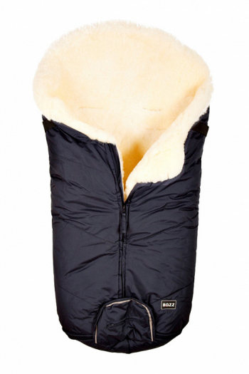 Зимний конверт BOZZ из стриженой овчины — 60-154-14 Синий/Белый 