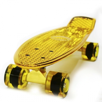 Пенни борд Hubster Cruiser 22 Metallic — gold