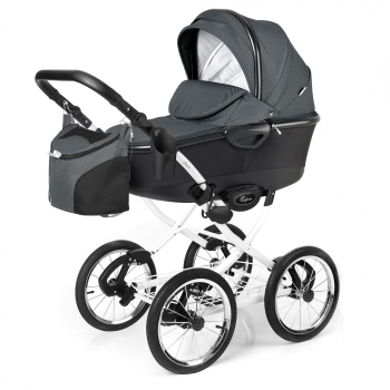 Коляска для новорожденных Esspero Classic Alu (шасси White) — Onyx