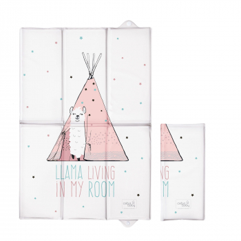 Пеленальный матрац Ceba Baby для путешествий 40х60 — Lolly Polly Lama