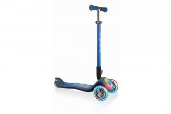 Самокат Globber Elite Deluxe Flash Lights  — Синий
