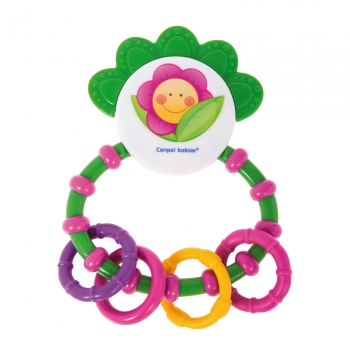 Погремушка-прорезыватель Canpol Happy garden — зеленый