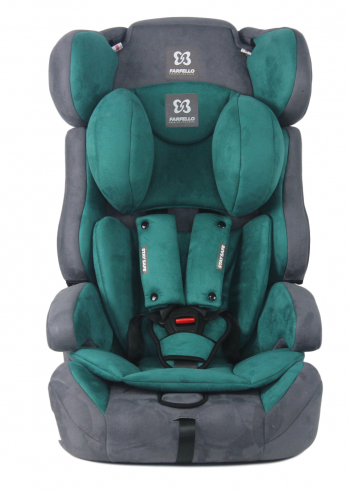 Автокресло Farfello GE-E велюр — серо-зелёный