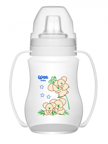 Поильник-Непроливайка WeeBaby с ручками , 250 мл — Коала