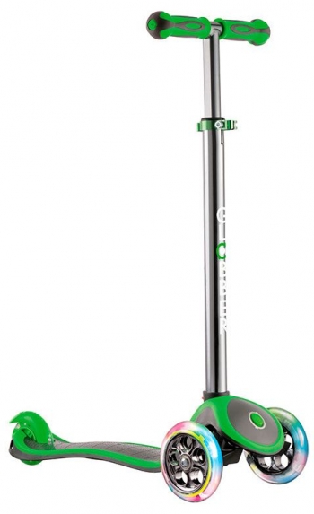 Самокат Globber MY FREE UP TITANIUM LIGHTS (свет.колеса) — Зеленый