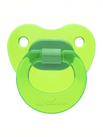 Ортодонтическая соска-пустышка WeeBaby CANDY, с 18 месяцев — зеленый