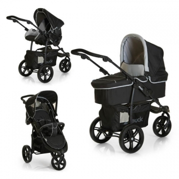 Коляска 3 в 1 Hauck VIPER SLX Trioset — caviar/grey