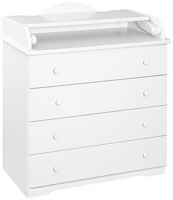 Пеленальный комод  КубаньЛесстрой АБ33.4 — белый