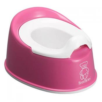 Горшок детский анатомический брызгостойкий BabyBjorn Smart — розовый
