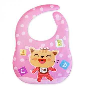 Нагрудник непромокаемый Uviton 6+ арт. 0237 — ABCD, розовый