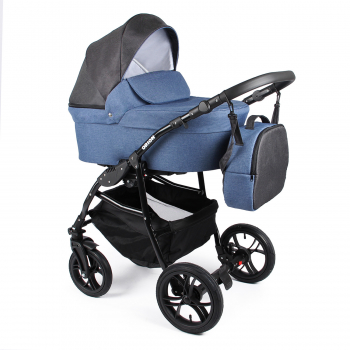 Коляска 2в1 Alis ORION — т.серый+синий