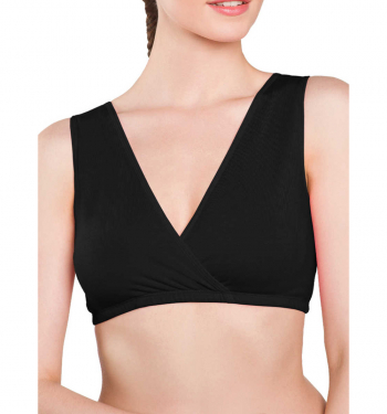 Майка укороченная для кормящих женщин ФЭСТ черный (04905) — размер  (158,164-88-94)