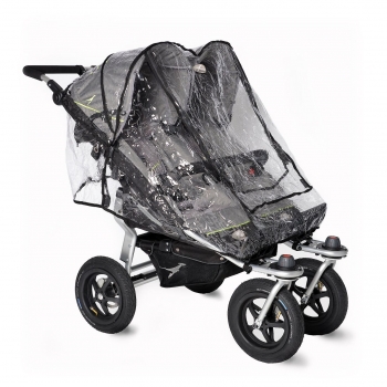 Дождевик для коляски TFK Twin Adventure — двойной