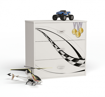 Комод ABC-KING FORMULA — белый