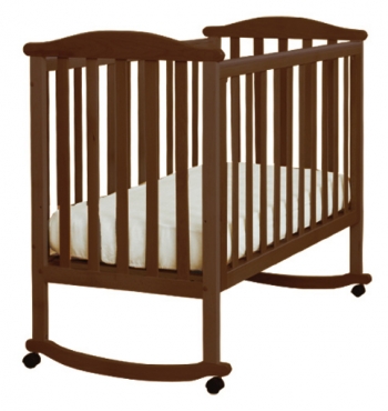 Детская кроватка Кубаньлесстрой Лютик АБ 15.0 — Орех