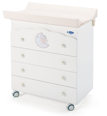 Пеленальный комод Italababy Gold — Белый
