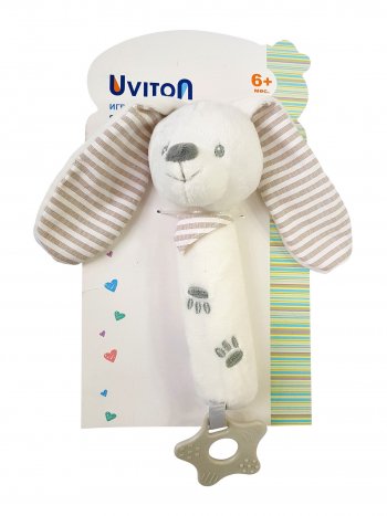 Игрушка-пищалка Uviton Baby bunny арт. 0202