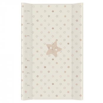 Матрац пеленальный Ceba Baby 70 см без изголовья на кровать 120*60 см — Star beige